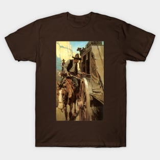 The Admirable Outlaw by NC Wyeth T-Shirt